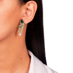 Smaragd krystall drper