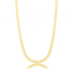 Maya halskjede i gull 6 mm