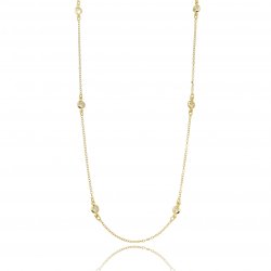 Delikat krystall halskjede