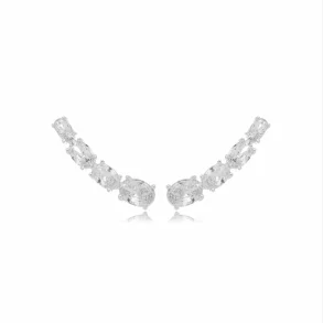 Ear Cuff Krystall s�lv