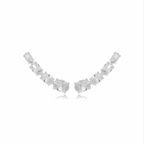Ear Cuff Krystall slv