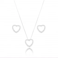 Love Silver smykkesett 