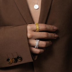 Crystal Marquise Ring