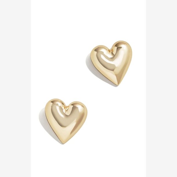 Heart Gold hoops