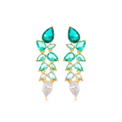 Smaragd krystall drper